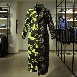 Camouflage Long Coat